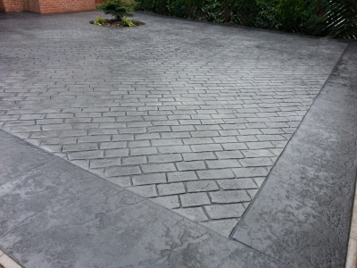 Pattern Imprinted Concrete Driveways